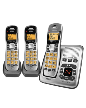 Uniden DECT1735+2 Cordless Phone System with Answering Machine