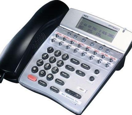 NEC DTR-16D-1A (BK) Telephone