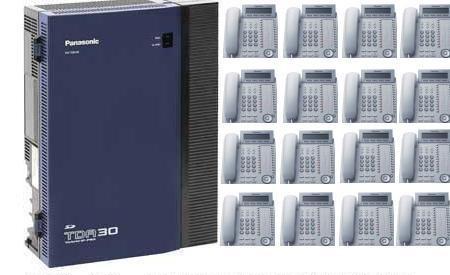 Panasonic Phone System Pack with 16 x KX-DT333 Phones